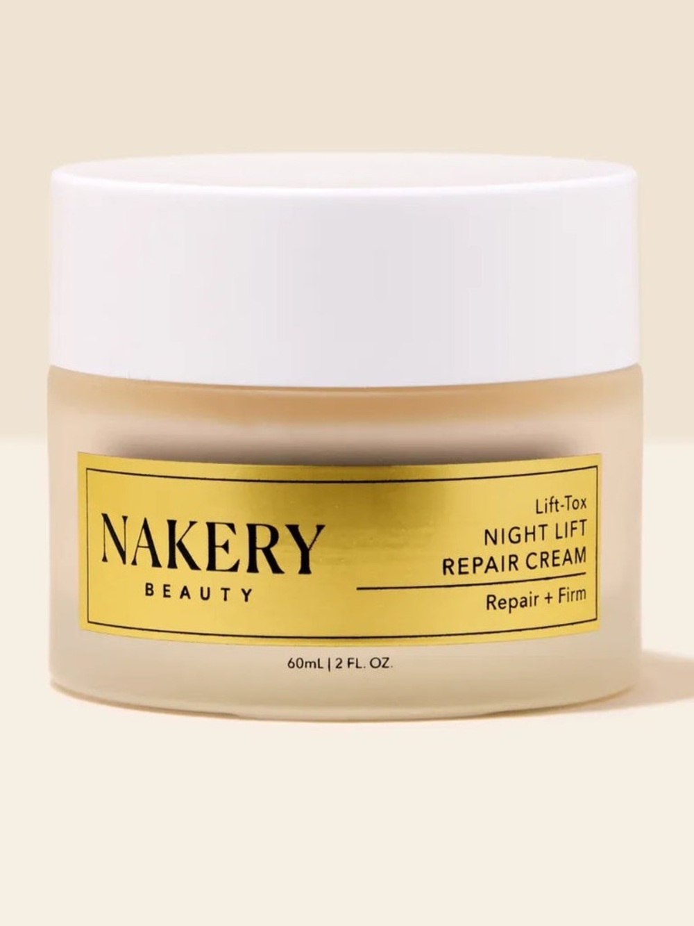 NIB NAKERY Beauty Lift-TOX Night Lift Repair Cream 2 fl oz